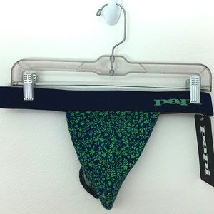 NWT Papi 554904-400 Versailles Thong. Green/Lg.